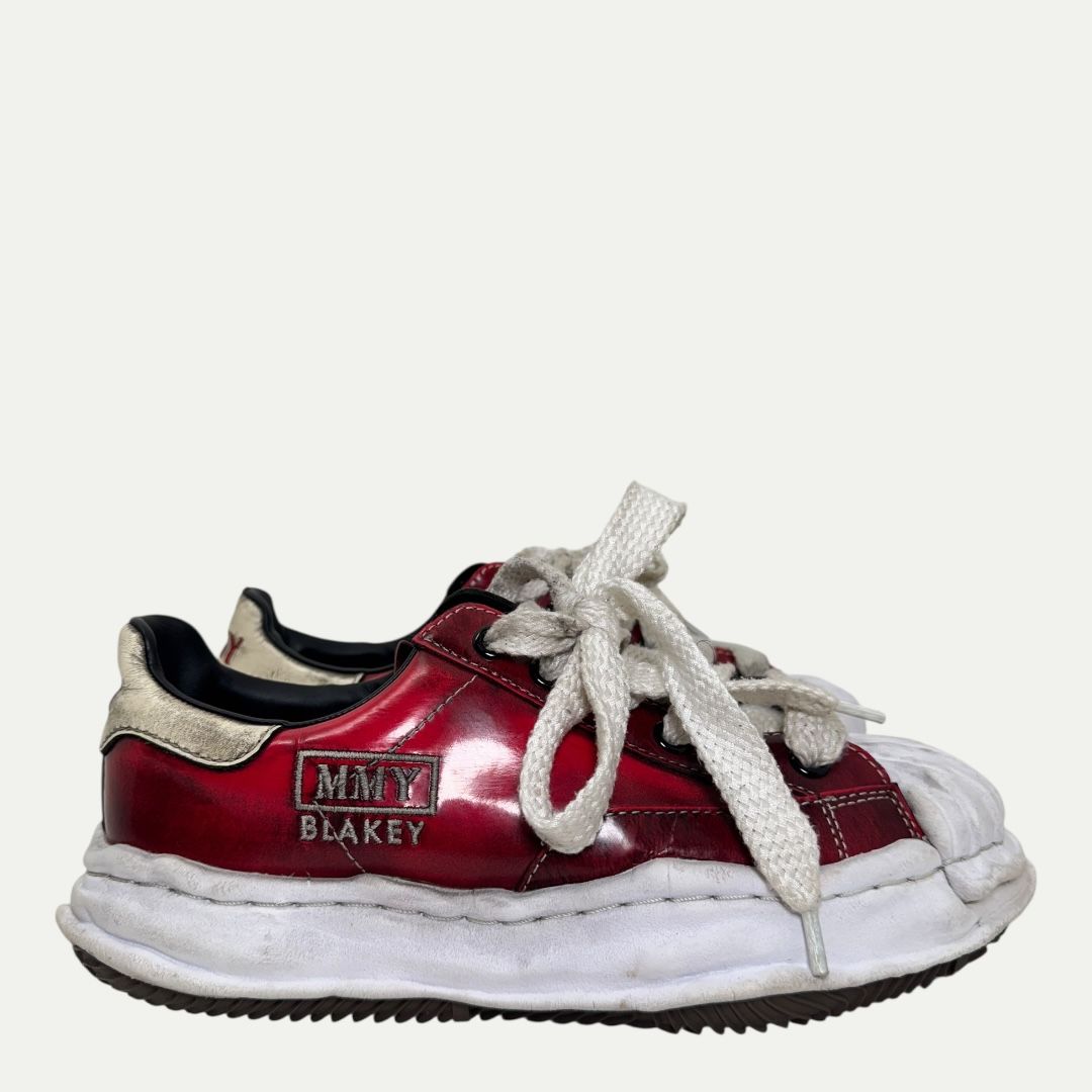Mihara Yasuhiro Blakey Red Patent Sz 40(8m/9.5w)
