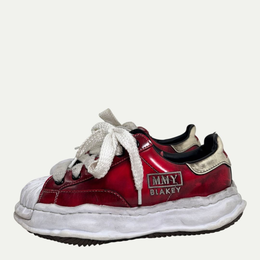 Mihara Yasuhiro Blakey Red Patent Sz 40(8m/9.5w)