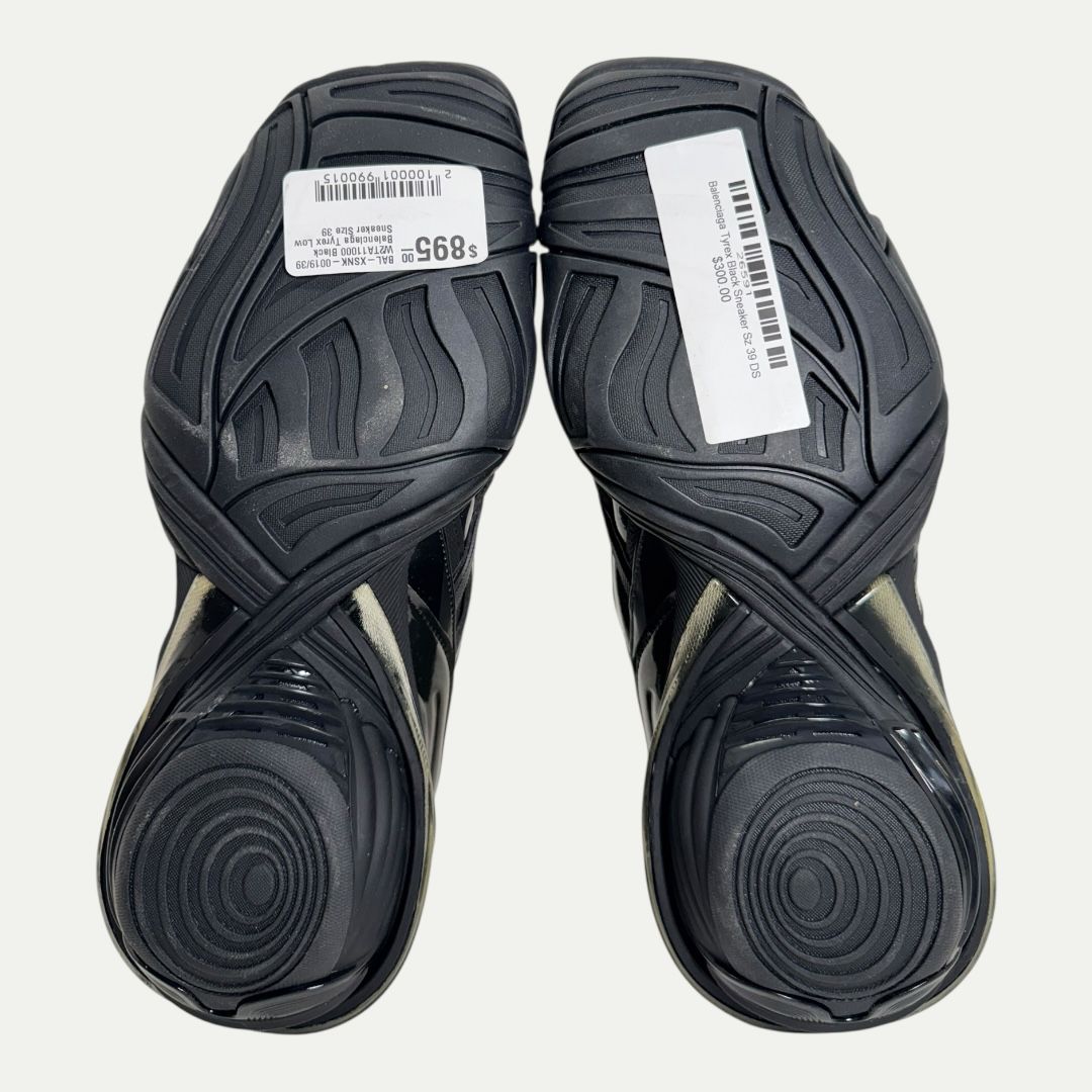 Balenciaga Tyrex Black Sneaker Sz 39(9w/7.5m)