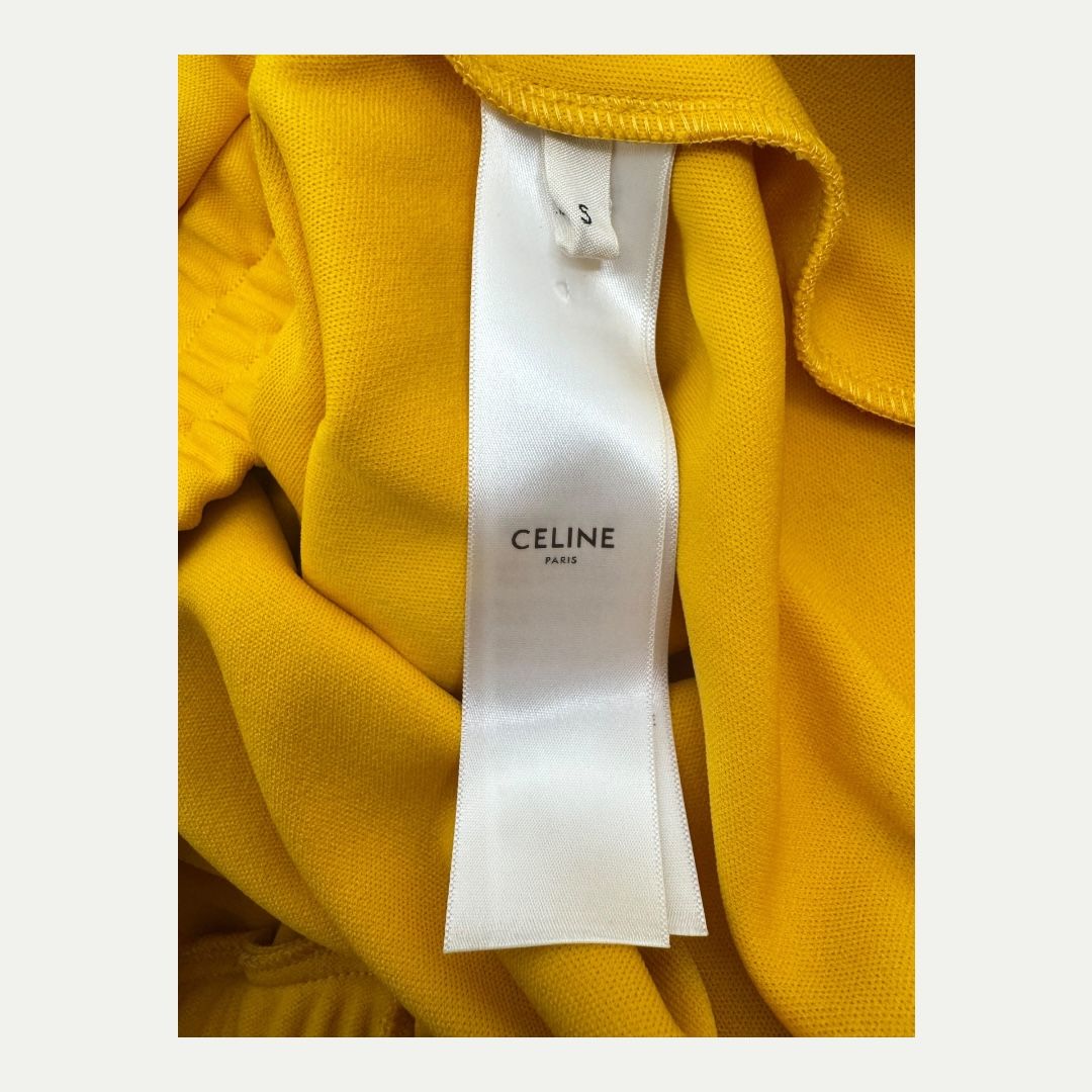 Celine Black/Yellow Track Jacket Sz S(M)