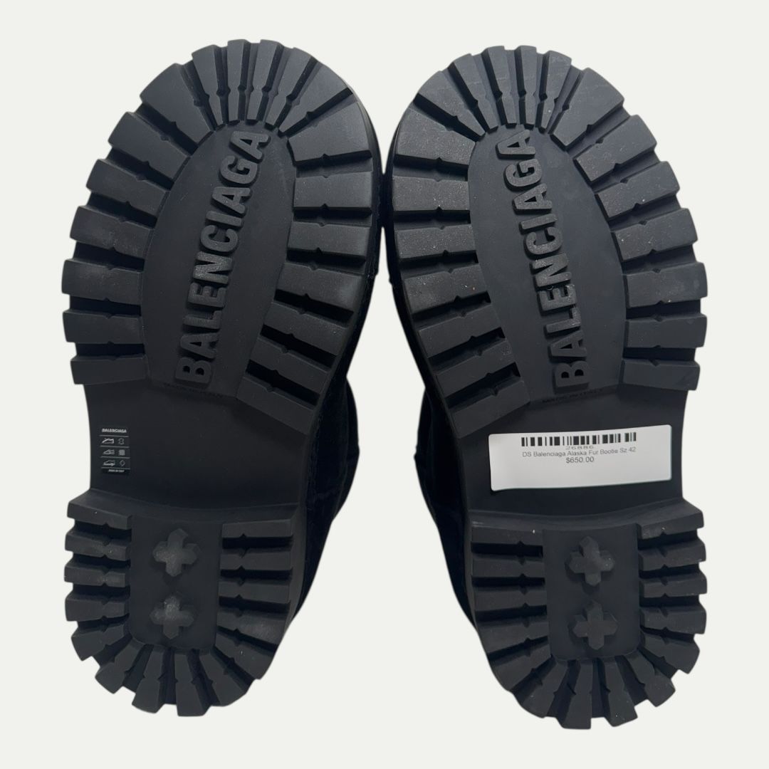 Balenciaga Alaska Fur Bootie Sz 42(9)