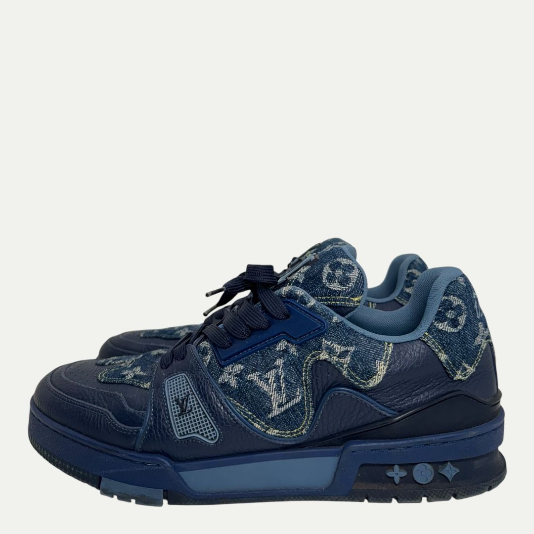 Louis Vuitton Denim Trainer Sz LV7.5(9.5)