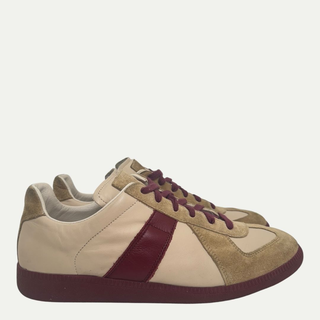 Tan/Burgundy Margiela Gat Sz 42(9)