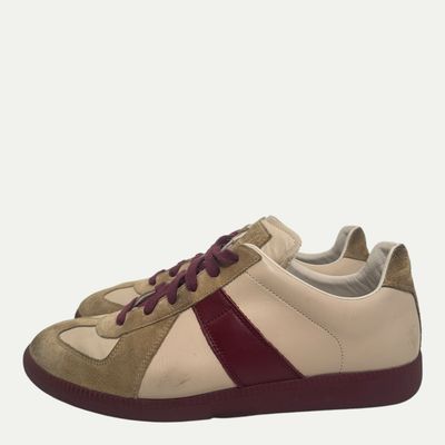 Tan/Burgundy Margiela Gat Sz 42(9)