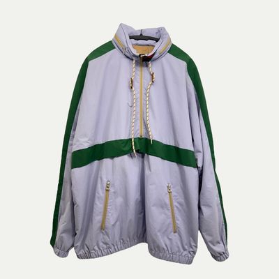 Gucci Purple/Green Anorak Sz 56(XL)