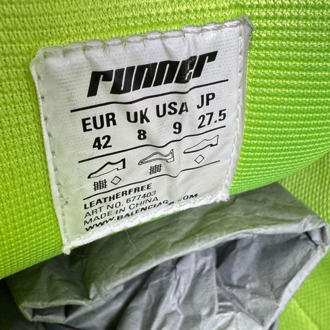 Balenciaga Runner Fluo Sz 42(10)