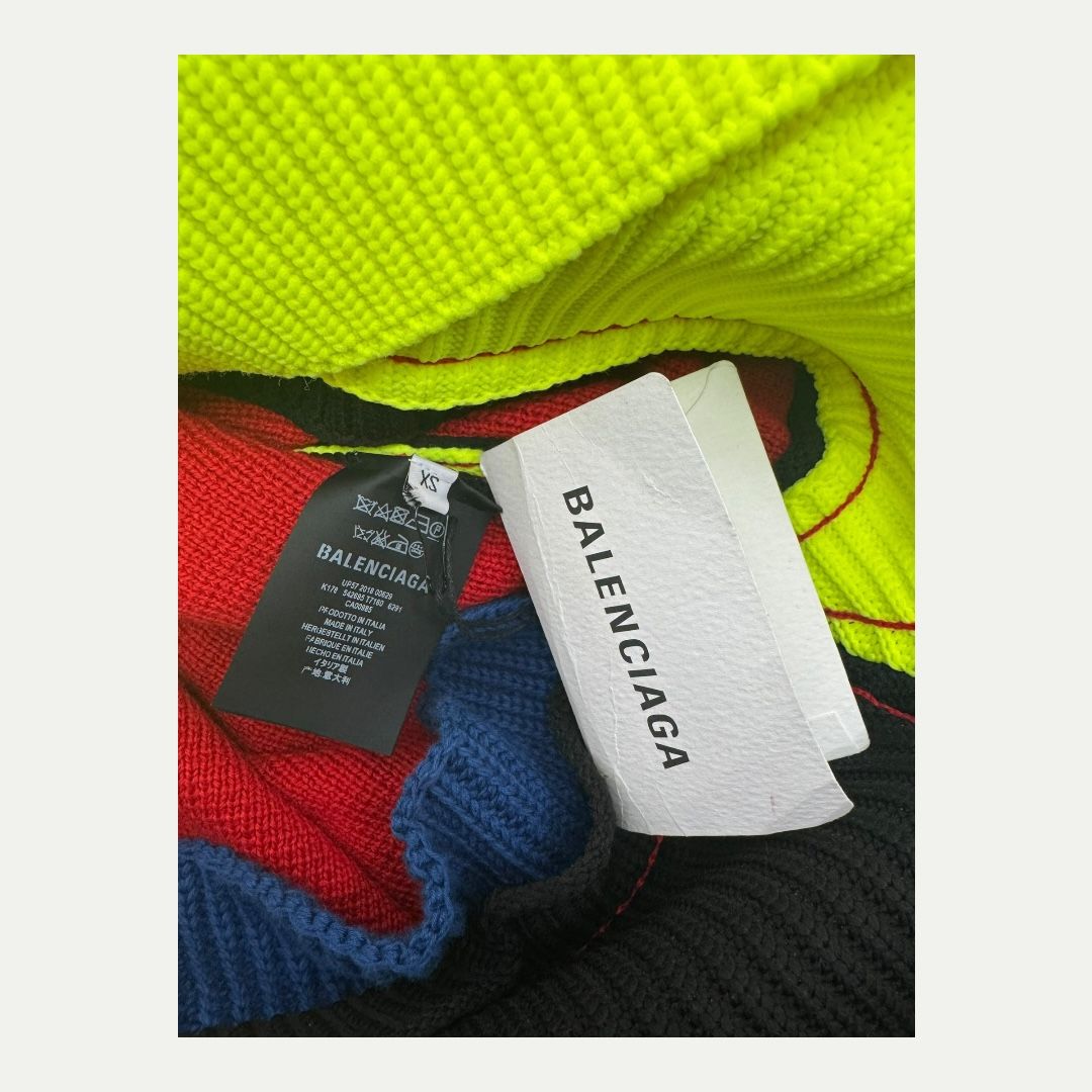 Balenciaga 18’ Layered Turtleneck Sz XS (OS)