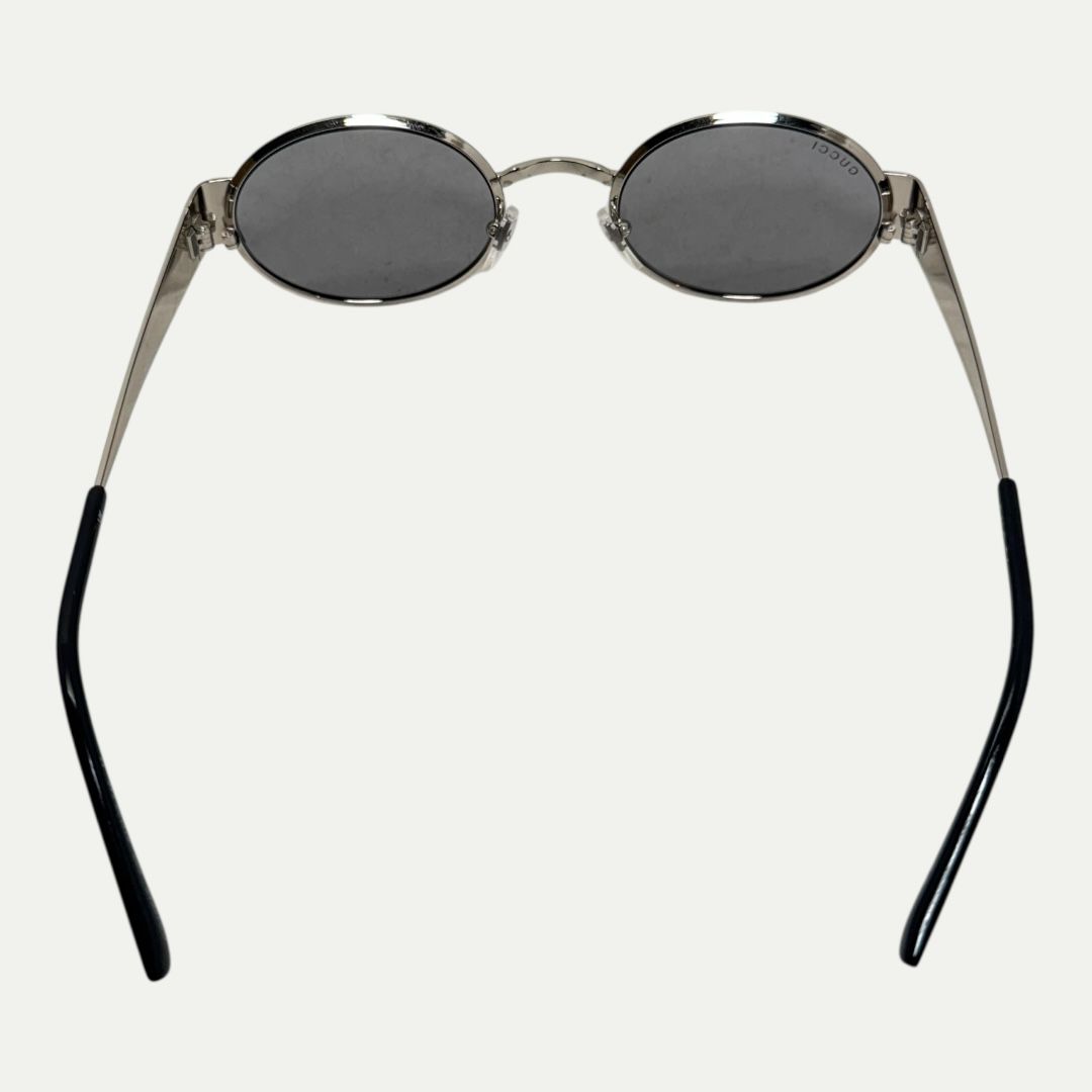 Gucci Oval Monogram Lens Sunglasses