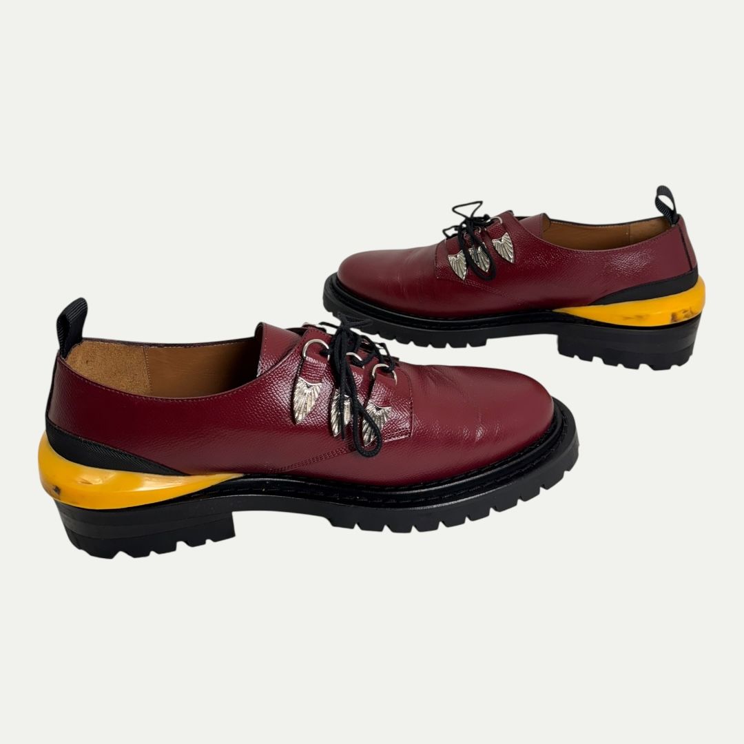 Burgundy Toga Virilis Derby Sz 44(11)