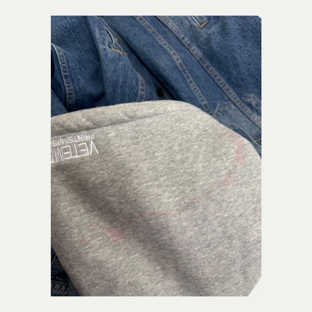 Vetements x Levi&#39;s Hooded Denim Sz L