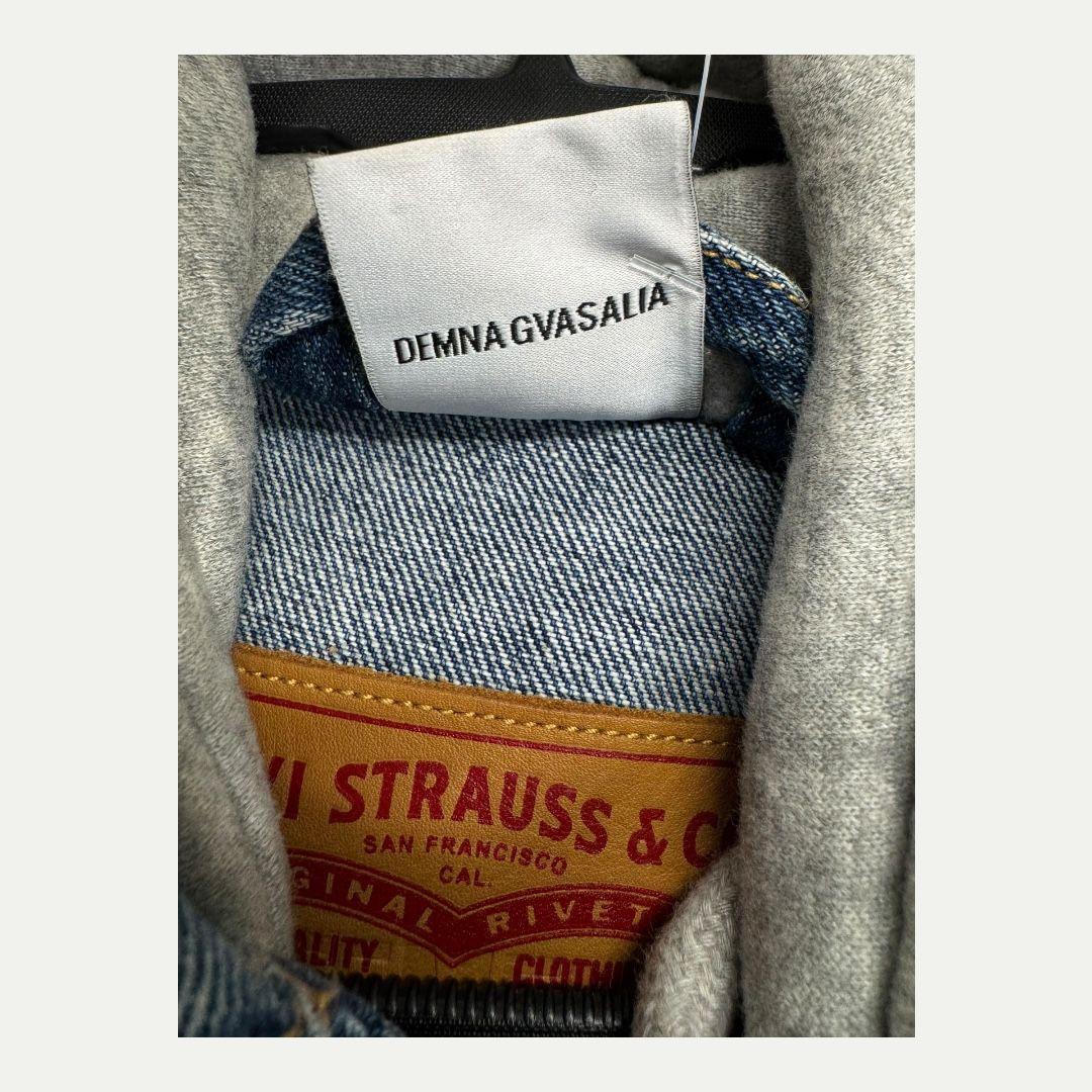 Vetements x Levi&#39;s Hooded Denim Sz L