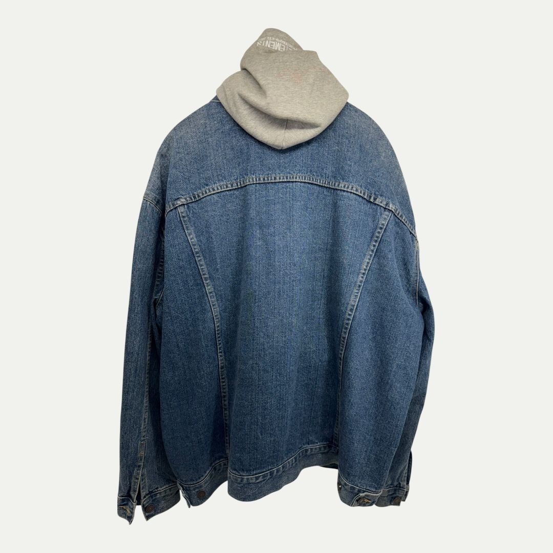 Vetements x Levi&#39;s Hooded Denim Sz L