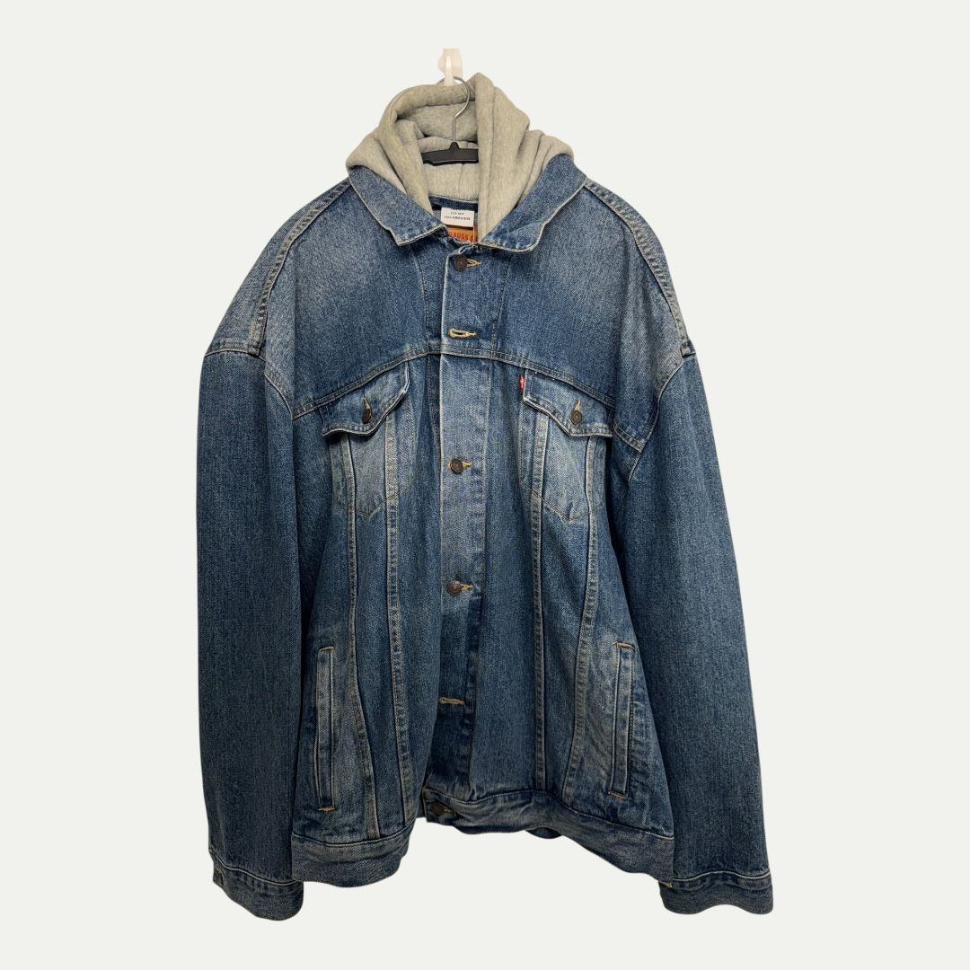 Vetements x Levi&#39;s Hooded Denim Sz L