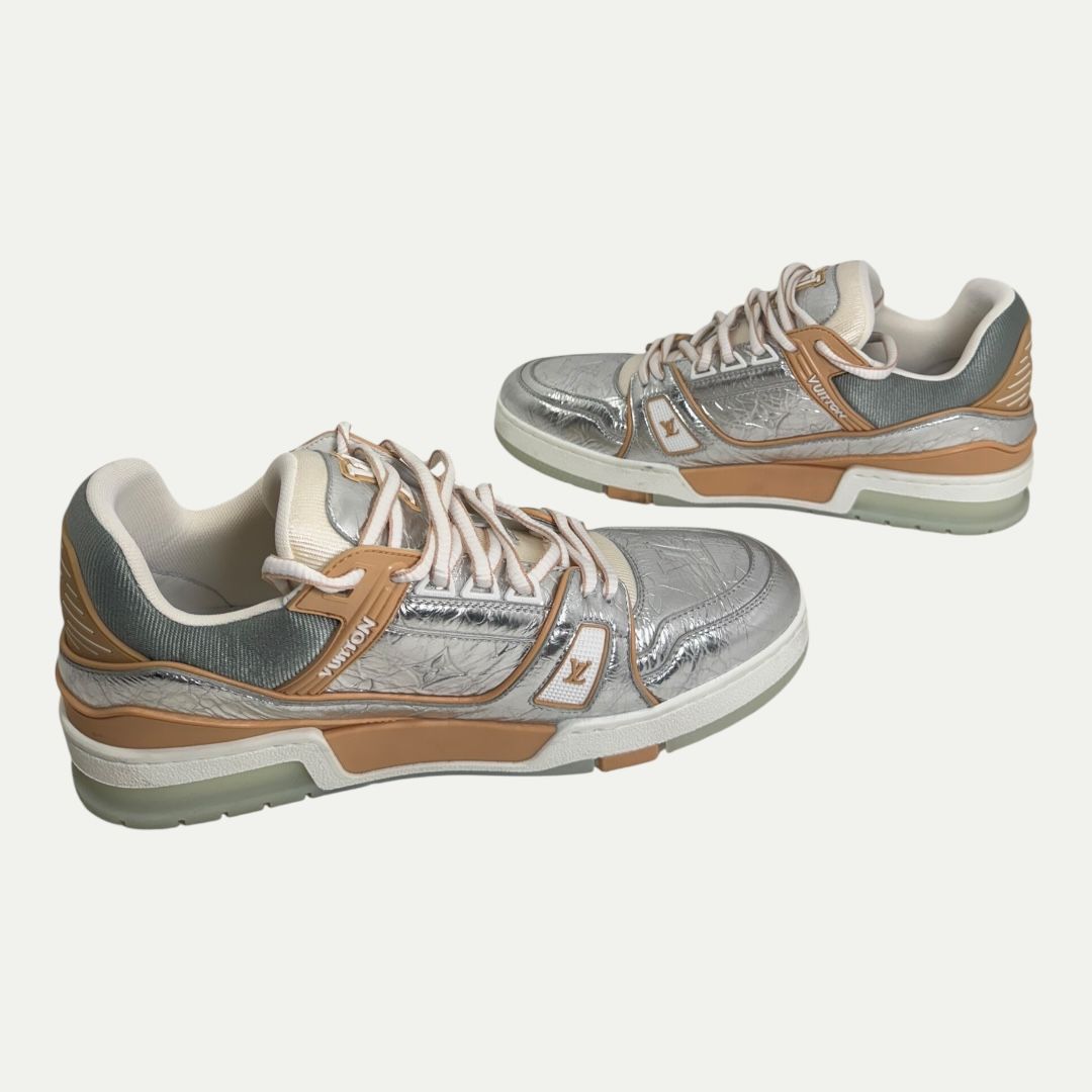 Louis Vuitton Trainer Silver Sz LV8.5(10)