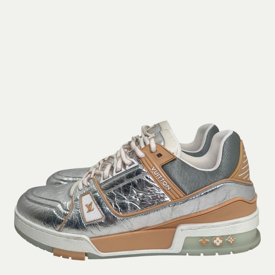 Louis Vuitton Trainer Silver Sz LV8.5(10)