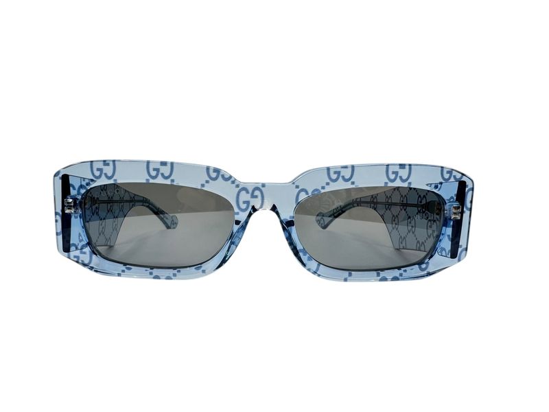 Gucci Monogram Transparent Sunglasses