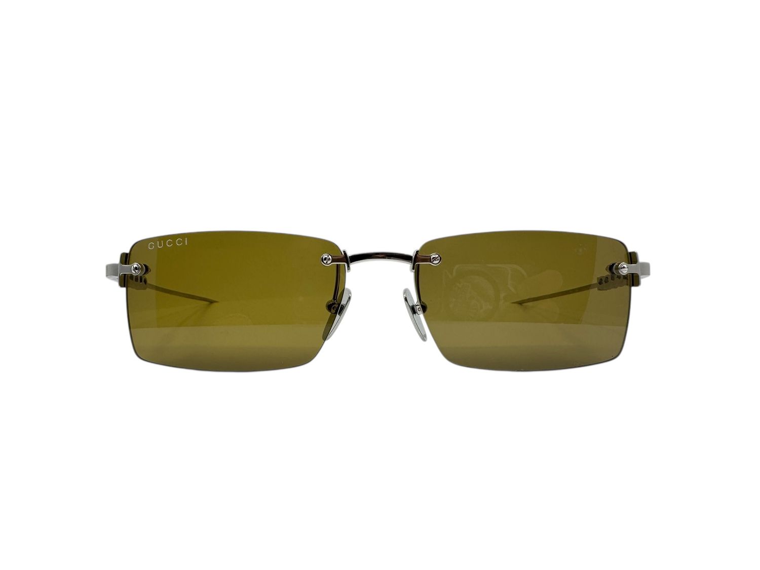 Gucci Silver Brown Sunglasses