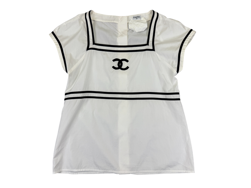 Vintage Chanel Embroidered Top