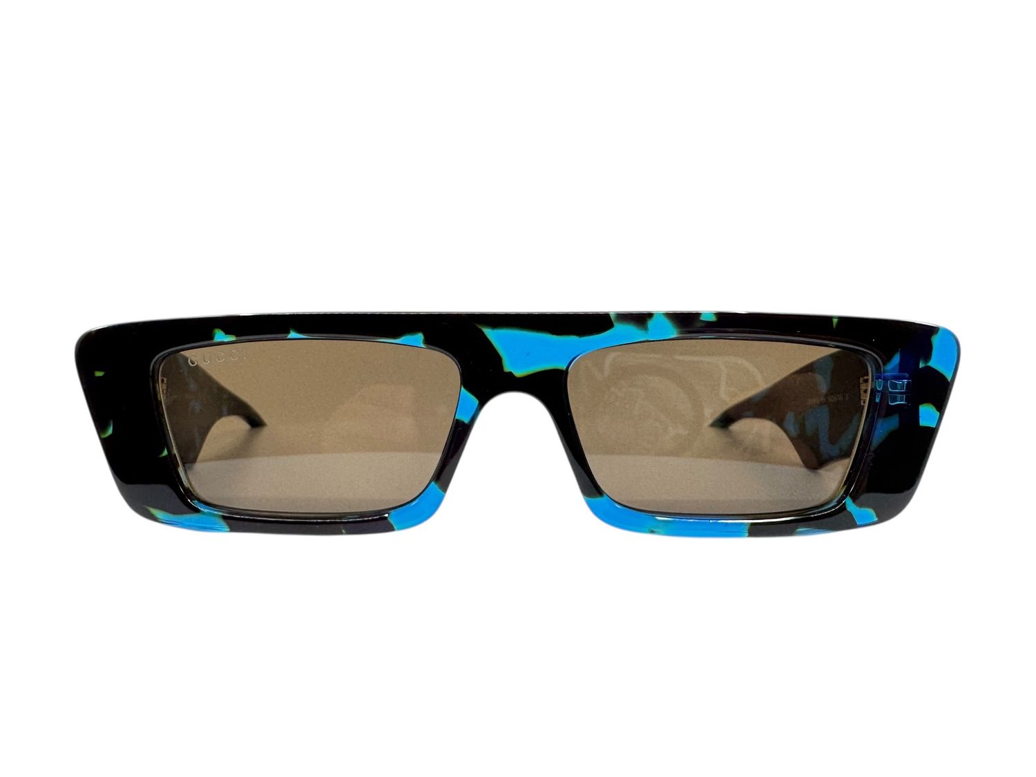 Gucci Rectangle Transparent Sunglasses