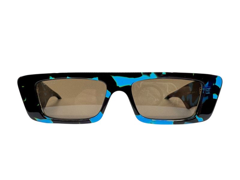 Gucci Rectangle Transparent Sunglasses