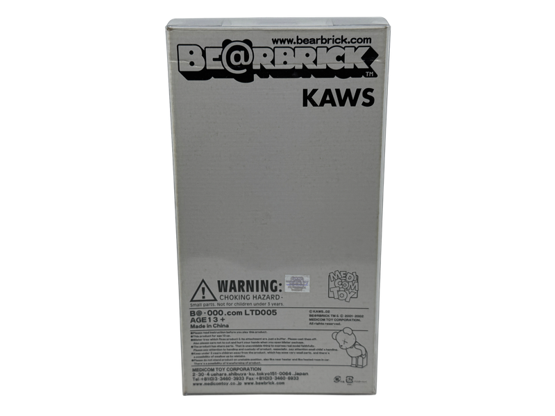 400% &amp; 100% Grey Kaws Bearbrick