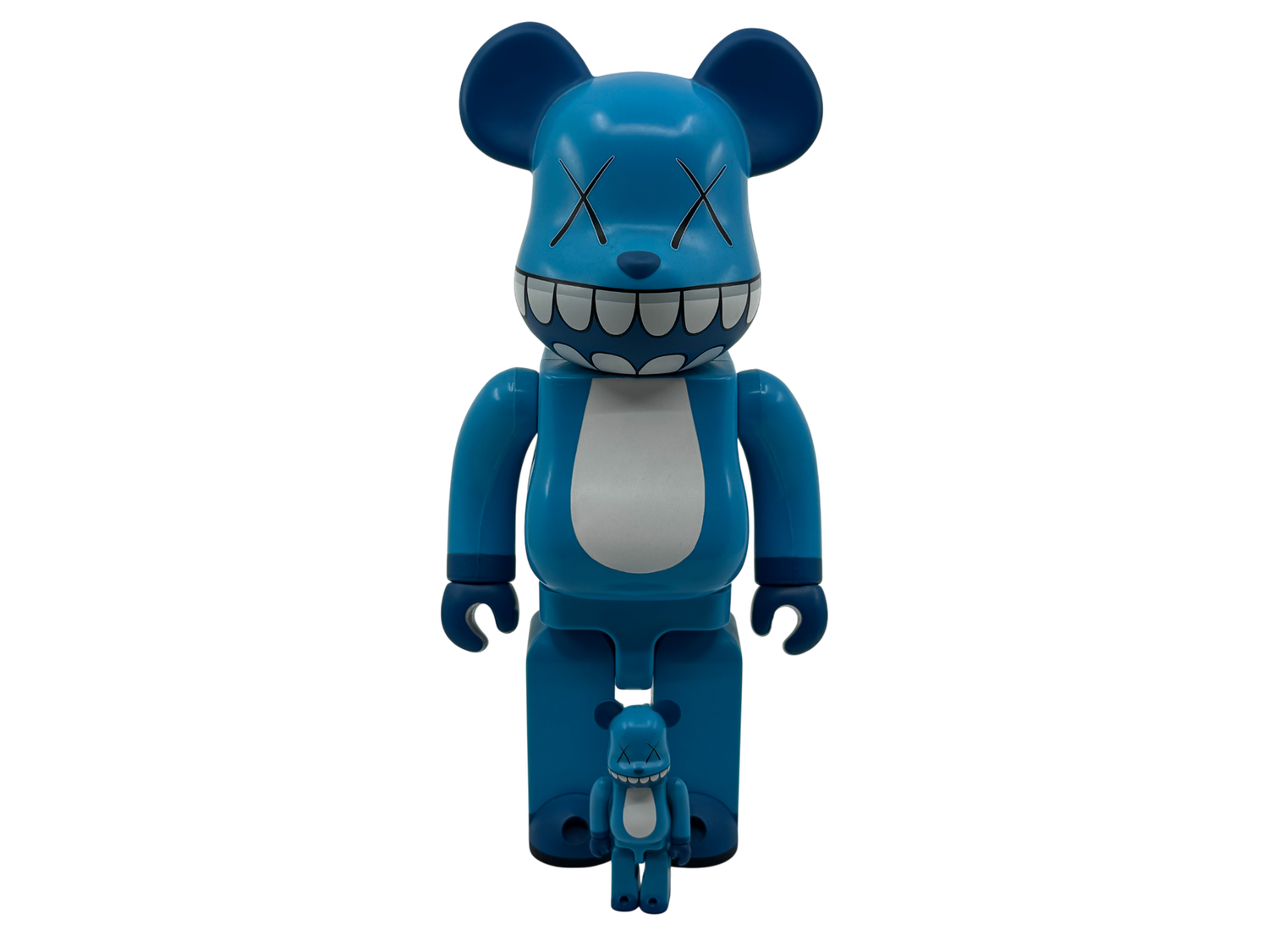 400% &amp; 100% Kaws Bearbrick Blue Set