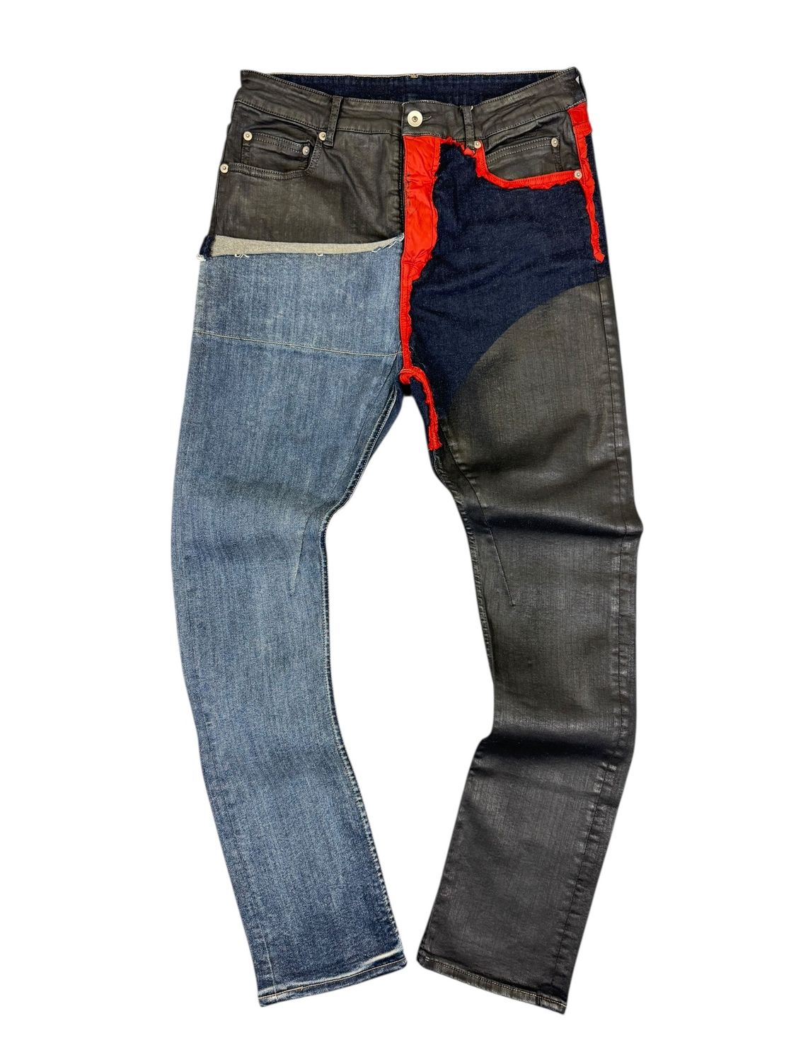 Rick Owens Detroit Patchwork Jeans