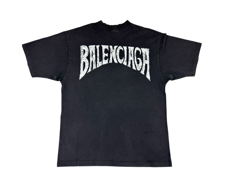 Balenciaga Painted Logo Tee