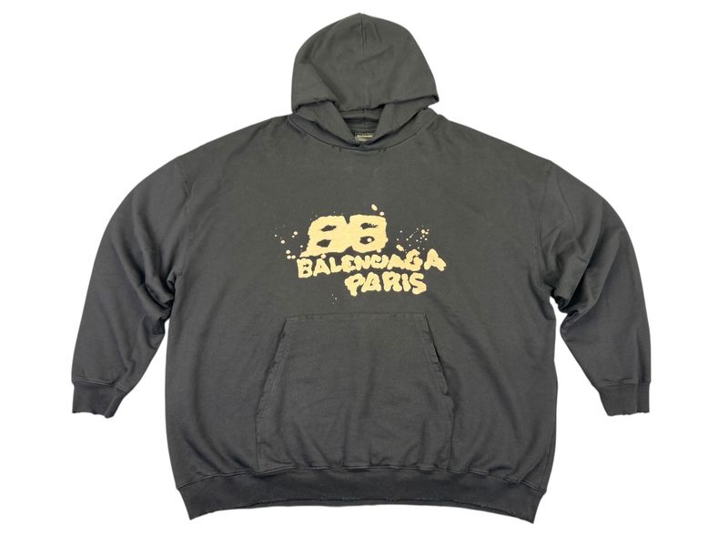 Balenciaga Bleach Logo Hoodie