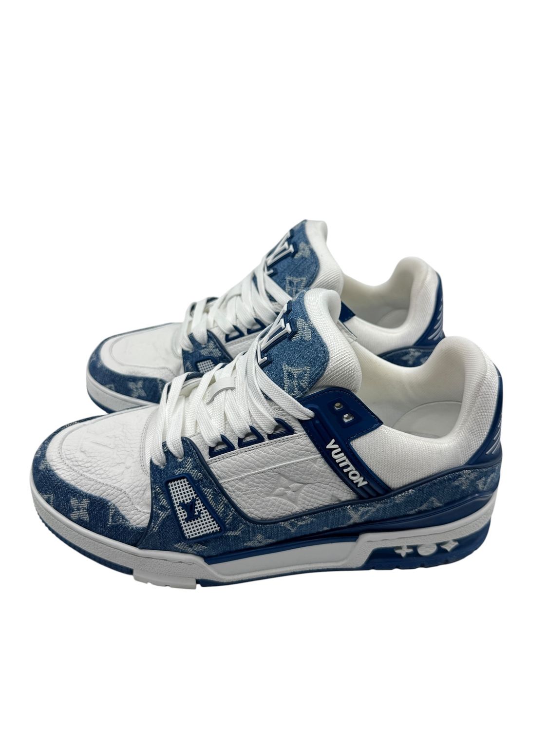 Louis Vuitton Blue Trainer Sneaker