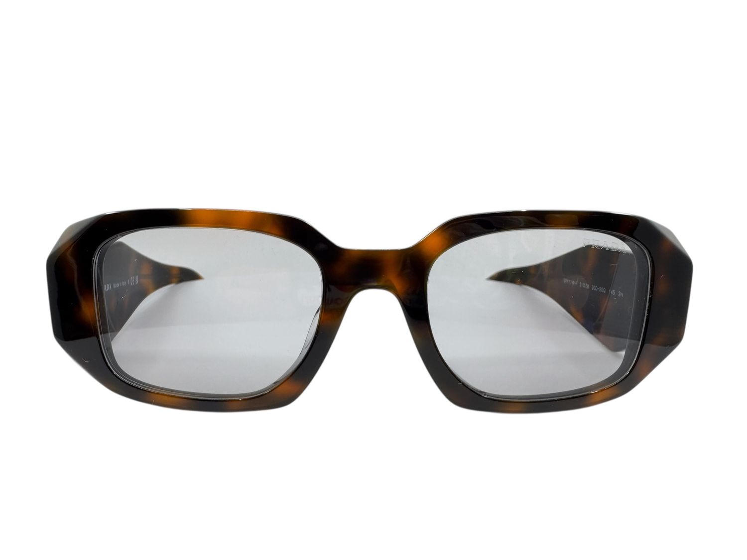 Prada Rectangle Frames Sunglasses Tort