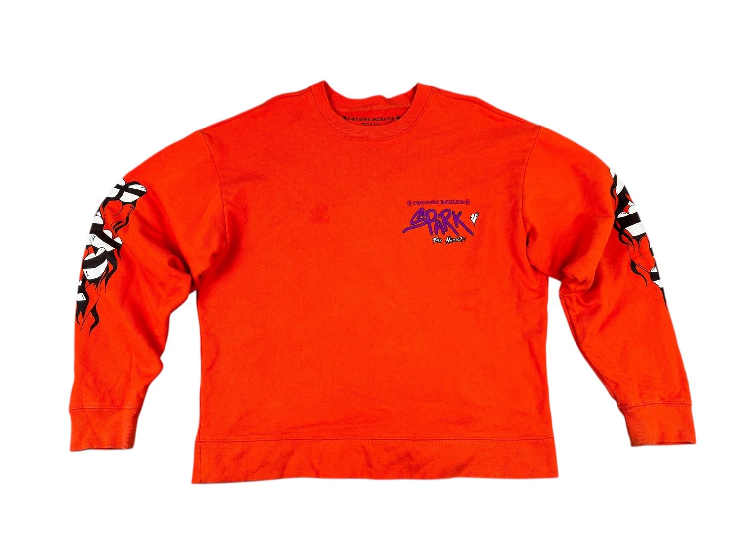 Chrome Hearts Matty Boy Spark The Heart Crewneck