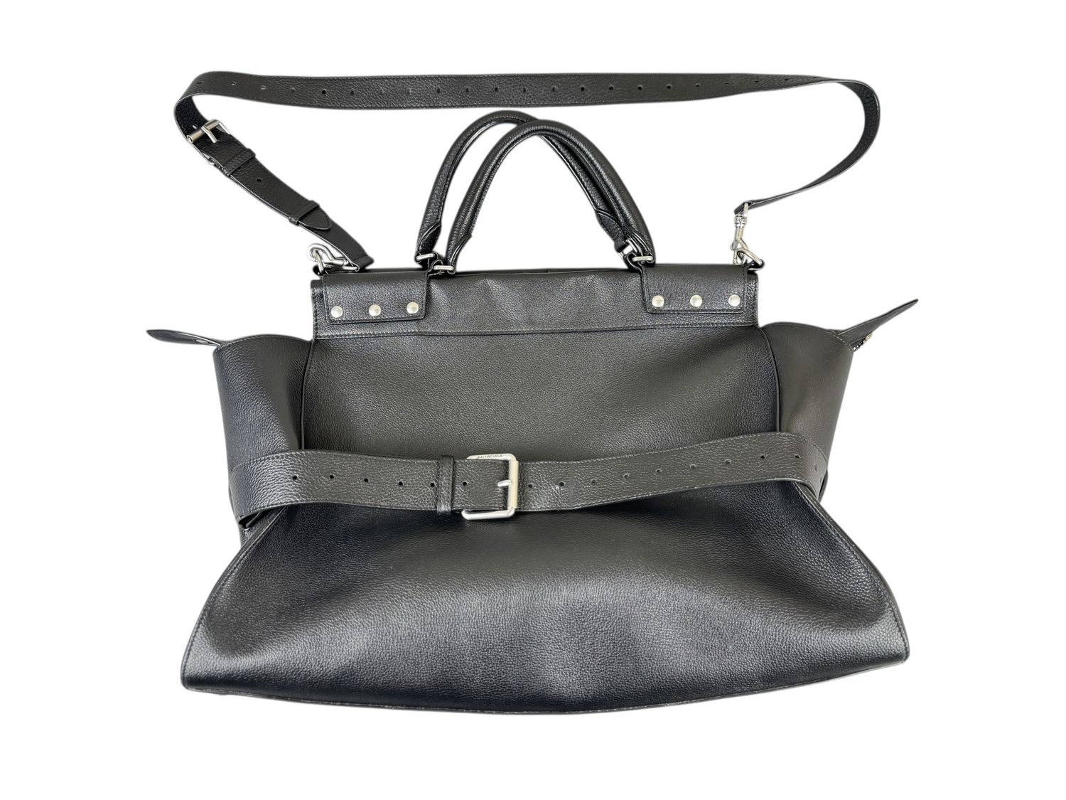 Balenciaga Large Waist Leather Tote Bag