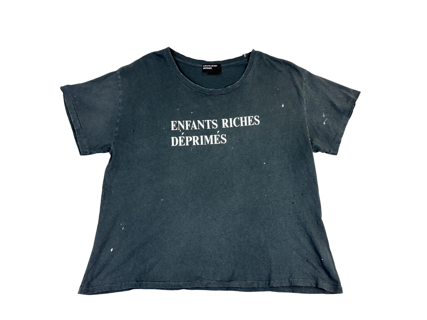 Enfants Riches Deprimes Cropped Logo Tee