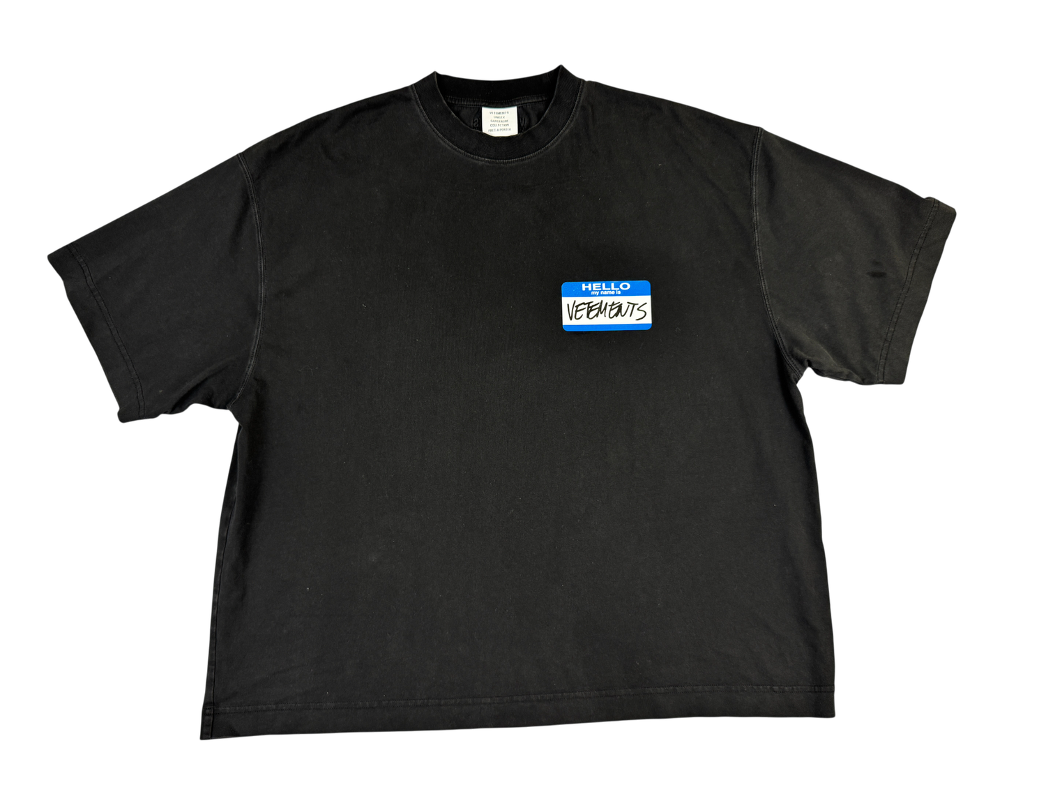 Vetements My Name Is Tee