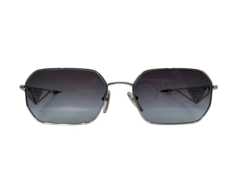 Prada Triangle Logo Rectangle  Sunglasses