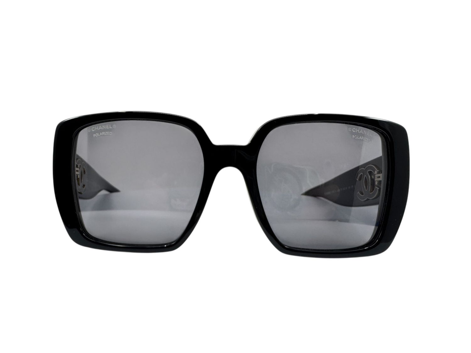 Chanel Double C Big Square Sunglasses