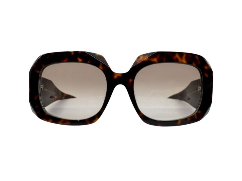 Prada Square Tortoise Sunglasses