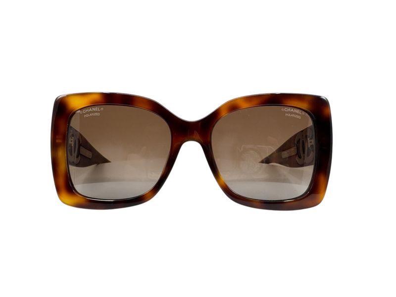 Chanel Square Tortoise Sunglasses