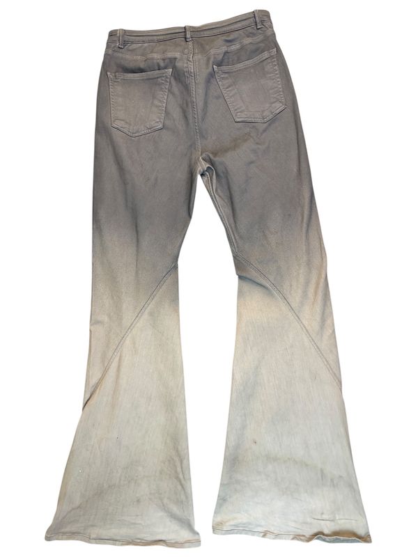 Rick Owens Bias Bootcut Jeans Black
