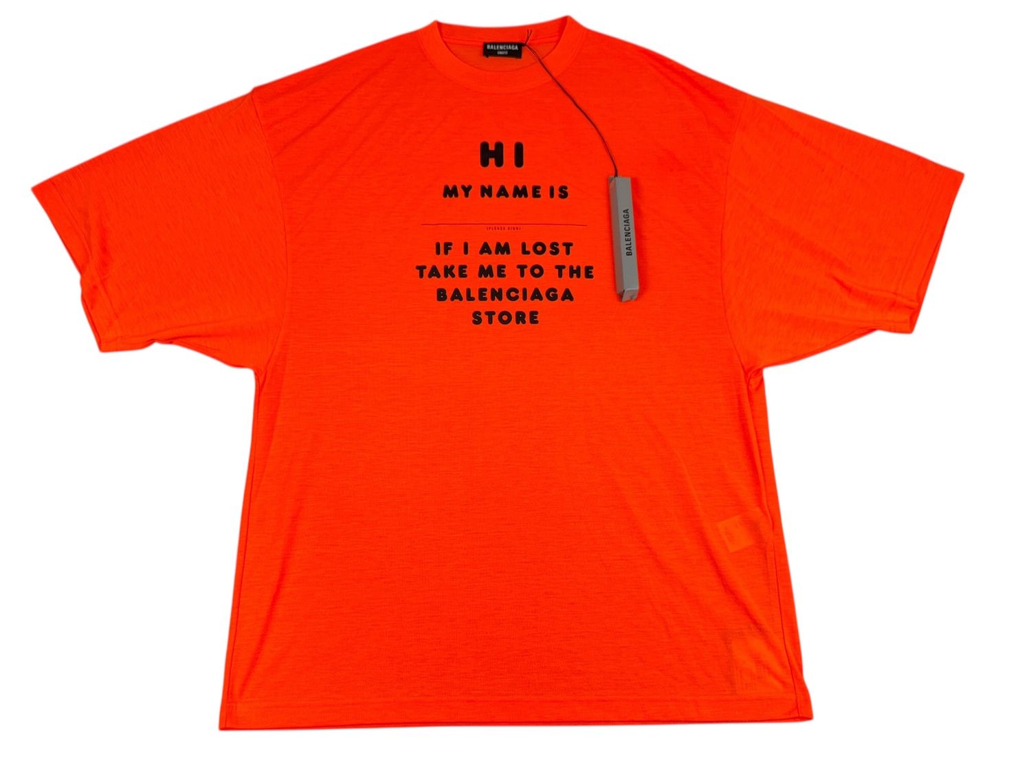 Balenciaga Hi My Name Is Tee