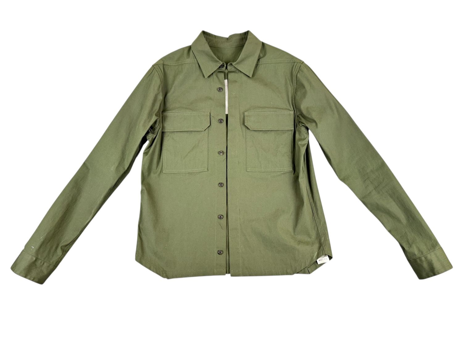 Rick Owens Gethsemane Green Button Up