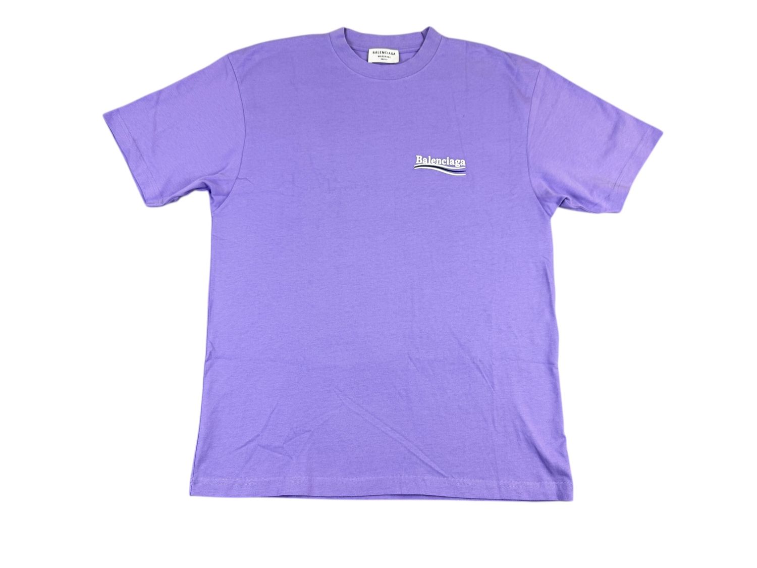 Balenciaga Embroidered Campaign Tee