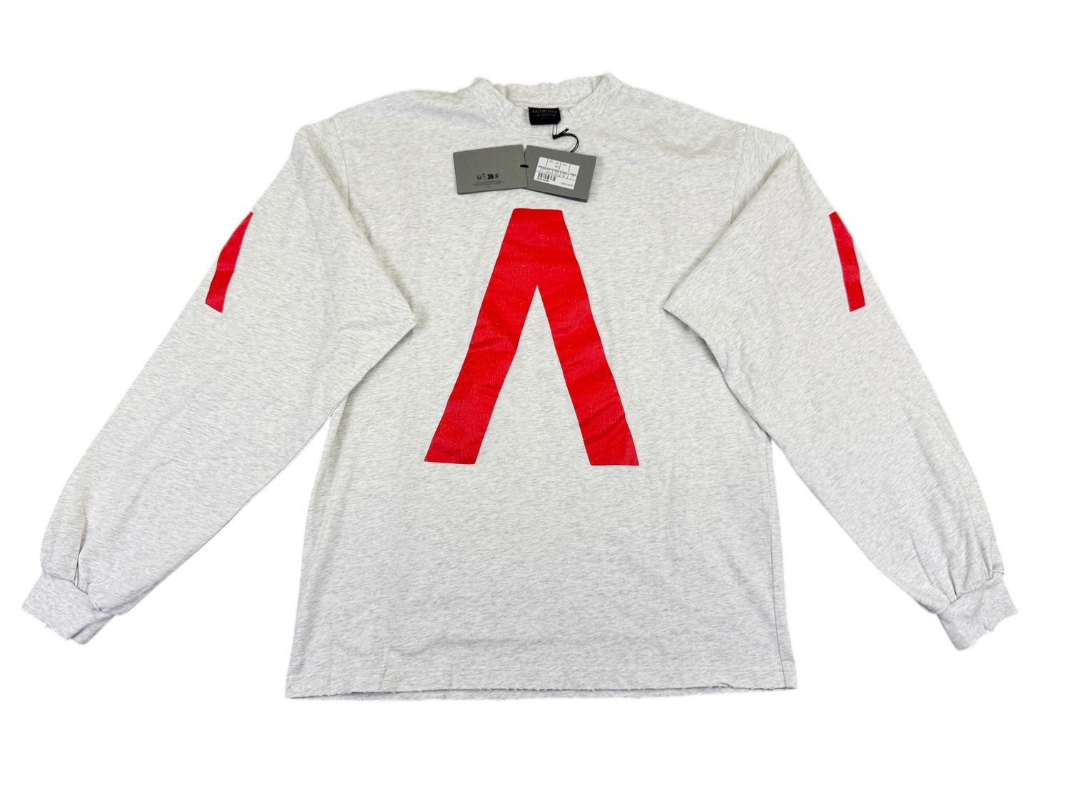 Balenciaga Archive Long Sleeve, Colour: Light Grey, Size: S