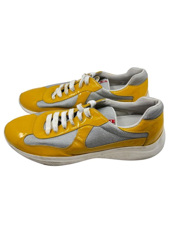Prada Yellow Americas Cup Shoes