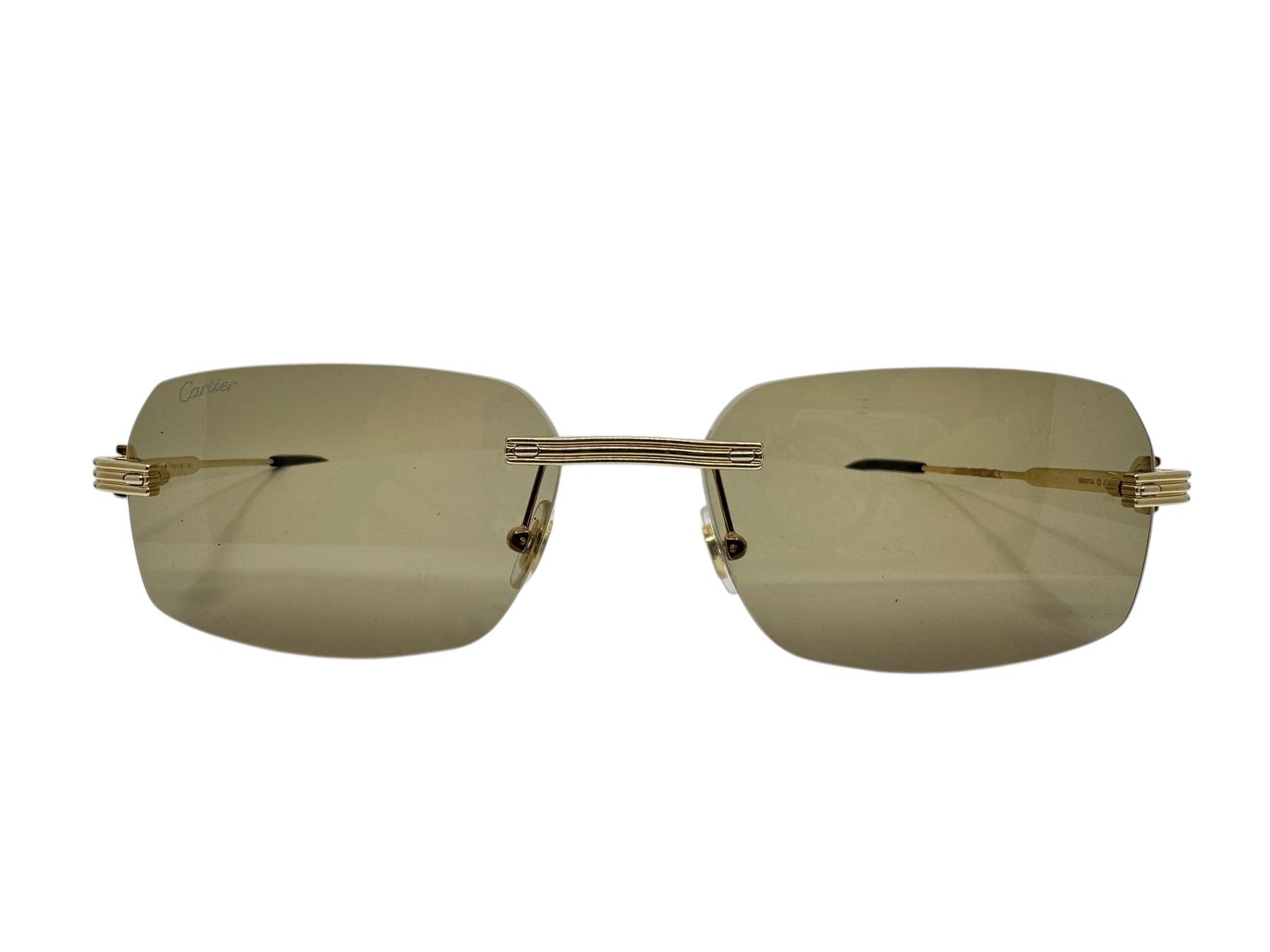 Cartier Rimless Lens  Sunglasses