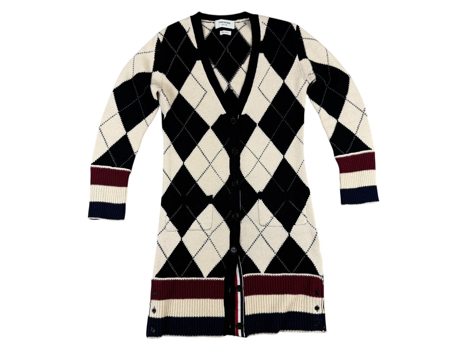 Thom Browne Diamond Knit Cardigan