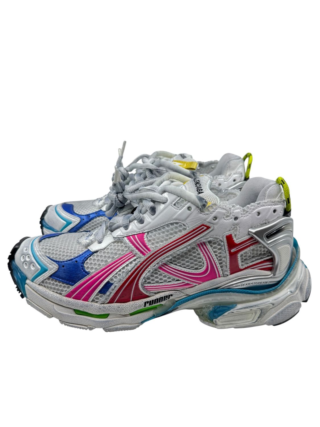 Balenciaga Multicolor Metallic Runner