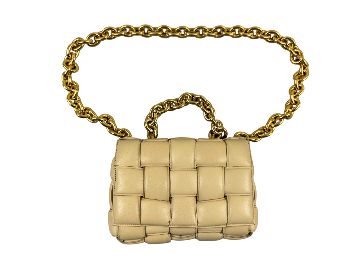 Bottega Venetta Cassette Padded Leather Shoulder Bag