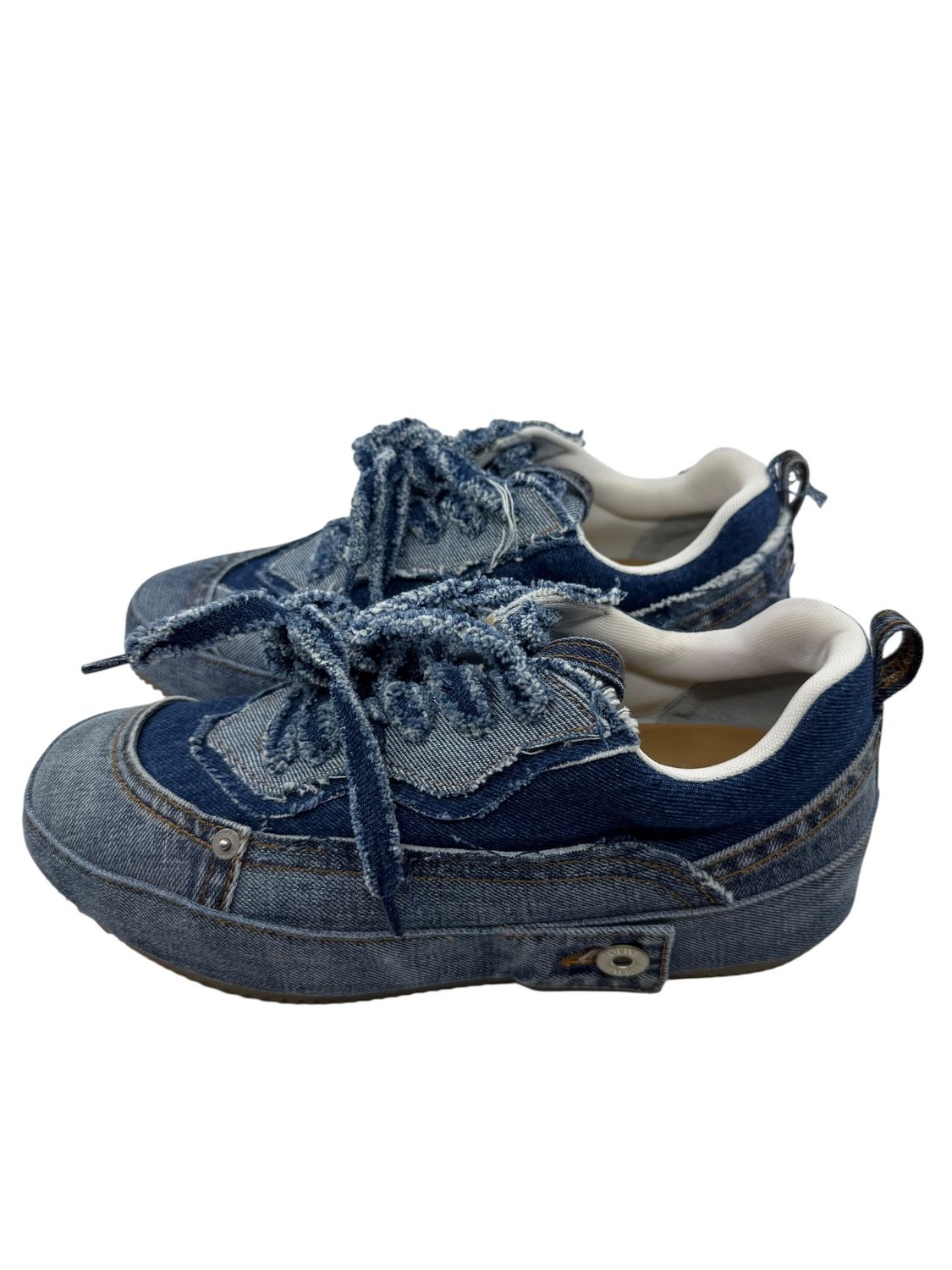 Loewe Denim Raw Edged Trim Sneaker